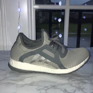 Grey women adidas pure boosts
